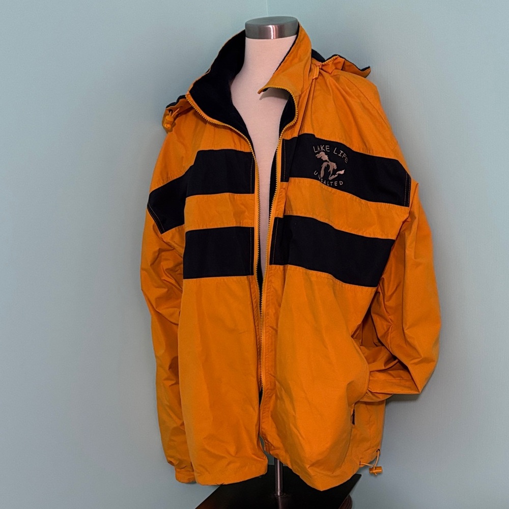 Men's Yellow and Blue Jacket